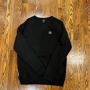 The Weeknd XO x H&M sweater in black and white XO